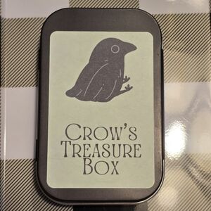 Crows Mystery Treasure Tin Brown Items